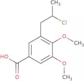 3-(2-Chloropropyl)-4,5-dimethoxybenzoic acid