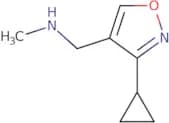 [(3-Cyclopropyl-1,2-oxazol-4-yl)methyl](methyl)amine