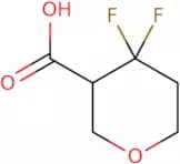 4,4-Difluorooxane-3-carboxylic acid
