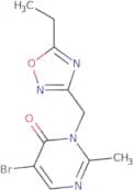 5-Bromo-3-[(5-ethyl-1,2,4-oxadiazol-3-yl)methyl]-2-methyl-3,4-dihydropyrimidin-4-one