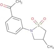 2-(3-Acetylphenyl)-4-methyl-1,2-thiazolidine-1,1-dione