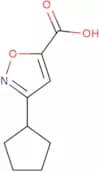 3-Cyclopentyl-1,2-oxazole-5-carboxylic acid