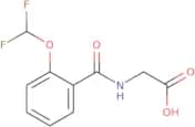 2-{[2-(Difluoromethoxy)phenyl]formamido}acetic acid