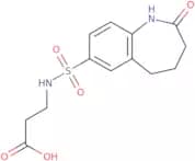 3-(2-Oxo-2,3,4,5-tetrahydro-1H-1-benzazepine-7-sulfonamido)propanoic acid