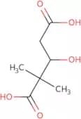 3-Hydroxy-2,2-dimethylpentanedioic acid