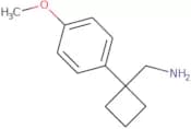 [1-(4-Methoxyphenyl)cyclobutyl]methanamine