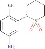 2-(5-Amino-2-methylphenyl)-1λ⁶,2-thiazinane-1,1-dione