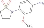 4-​(1,​1-​Dioxido-​2-​isothiazolidinyl)​-​3-​methoxy-benzenamine