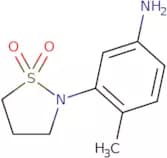 3-​(1,​1-Dioxido-​2-​isothiazolidinyl)​-​4-​methyl-benzenamine