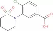 4-Chloro-3-(1,1-dioxido-1,2-thiazinan-2-yl)benzoic acid