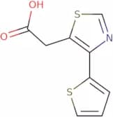 2-[4-(Thiophen-2-yl)-1,3-thiazol-5-yl]acetic acid