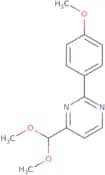 4-(Dimethoxymethyl)-2-(4-methoxyphenyl)pyrimidine