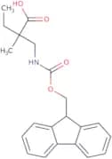 2-(([(9H-Fluoren-9-ylmethoxy)carbonyl]amino)methyl)-2-methylbutanoic acid