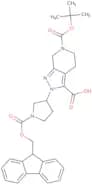2-[1-(9H-Fluoren-9-ylmethoxycarbonyl)pyrrolidin-3-yl]-6-[(2-methylpropan-2-yl)oxycarbonyl]-5,7-dih…