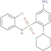 5-Amino-N-(2-chlorophenyl)-2-(piperidin-1-yl)benzene-1-sulfonamide