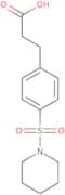 3-[4-(Piperidine-1-sulfonyl)phenyl]propanoic acid