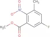 methyl 5-fluoro-3-methyl-2-nitrobenzoate