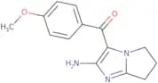 3-(4-Methoxybenzoyl)-5H,6H,7H-pyrrolo[1,2-a]imidazol-2-amine