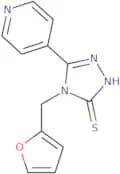 4-(Furan-2-ylmethyl)-5-(pyridin-4-yl)-4H-1,2,4-triazole-3-thiol