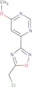 4-[5-(Chloromethyl)-1,2,4-oxadiazol-3-yl]-6-methoxypyrimidine