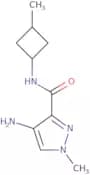 4-Amino-1-methyl-N-(3-methylcyclobutyl)-1H-pyrazole-3-carboxamide