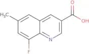 8-Fluoro-6-methylquinoline-3-carboxylic acid