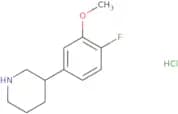 3-(4-Fluoro-3-methoxyphenyl)piperidine hydrochloride