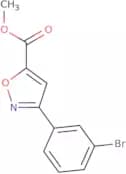 Methyl 3-(3-bromophenyl)-1,2-oxazole-5-carboxylate