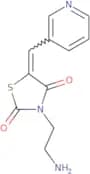3-(2-Aminoethyl)-5-(pyridin-3-ylmethylidene)-1,3-thiazolidine-2,4-dione
