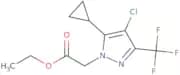 Ethyl [4-chloro-5-cyclopropyl-3-(trifluoromethyl)-1H-pyrazol-1-yl]acetate