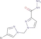1-[(4-Bromo-1H-pyrazol-1-yl)methyl]-1H-pyrazole-3-carbohydrazide