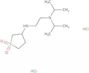 3-((2-(Diisopropylamino)ethyl)amino)tetrahydrothiophene 1,1-dioxide dihydrochloride