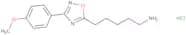 5-[3-(4-Methoxyphenyl)-1,2,4-oxadiazol-5-yl]pentan-1-amine hydrochloride