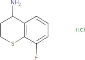 8-Fluoro-3,4-dihydro-2H-1-benzothiopyran-4-amine hydrochloride
