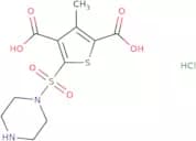 3-Methyl-5-(piperazine-1-sulfonyl)thiophene-2,4-dicarboxylic acid hydrochloride
