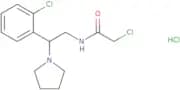 2-Chloro-N-[2-(2-chlorophenyl)-2-(pyrrolidin-1-yl)ethyl]acetamide hydrochloride