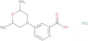 4-(2,6-Dimethylmorpholin-4-yl)pyridine-2-carboxylic acid hydrochloride