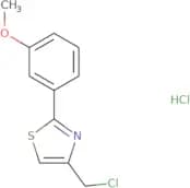 4-(Chloromethyl)-2-(3-methoxyphenyl)-1,3-thiazole hydrochloride