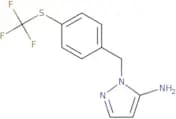 1-({4-[(Trifluoromethyl)sulfanyl]phenyl}methyl)-1H-pyrazol-5-amine