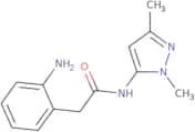 2-(2-Aminophenyl)-N-(1,3-dimethyl-1H-pyrazol-5-yl)acetamide