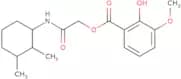 [(2,3-Dimethylcyclohexyl)carbamoyl]methyl 2-hydroxy-3-methoxybenzoate