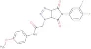 2-[5-(3,4-Difluorophenyl)-4,6-dioxo-4,5,6,6a-tetrahydropyrrolo[3,4-d][1,2,3]triazol-1(3aH)-yl]-N-(…