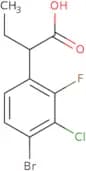 2-(4-Bromo-3-chloro-2-fluorophenyl)butanoic acid