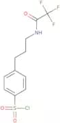 4-[3-(Trifluoroacetamido)propyl]benzene-1-sulfonyl chloride
