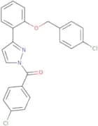 (3-{2-[(4-Chlorobenzyl)oxy]phenyl}-1H-pyrazol-1-yl)(4-chlorophenyl)methanone