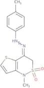 4-Methyl-N-[(E)-(1-methyl-2,2-dioxothieno[3,2-c]thiazin-4-ylidene)amino]aniline