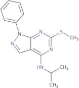 N-Isopropyl-6-(methylsulfanyl)-1-phenyl-1H-pyrazolo[3,4-d]pyrimidin-4-amine