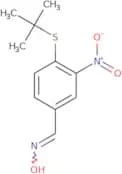 4-(tert-Butylsulfanyl)-3-nitrobenzenecarbaldehyde oxime