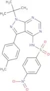 N-[1-(tert-Butyl)-3-(4-methylphenyl)-1H-pyrazolo[3,4-d]pyrimidin-4-yl]-4-nitrobenzenesulfonamide