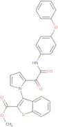 Methyl 3-{2-[2-oxo-2-(4-phenoxyanilino)acetyl]-1H-pyrrol-1-yl}-1-benzothiophene-2-carboxylate